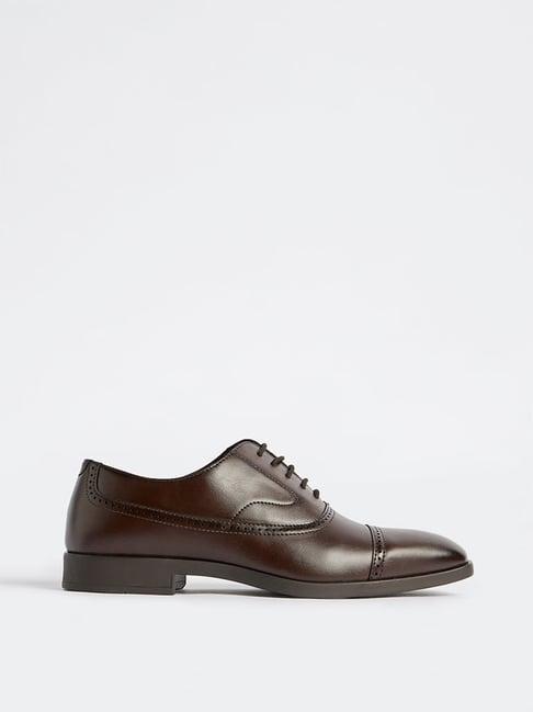 SOLEPLAY by Westside Dark Brown Oxford Shoes