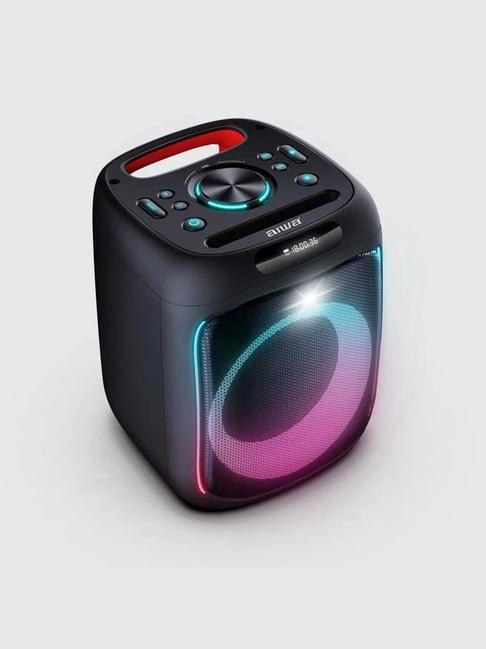 Aiwa Party Speaker 100W, 6.5" Woofer, 1 Wireless Mic, Bluetooth Speaker (Black)