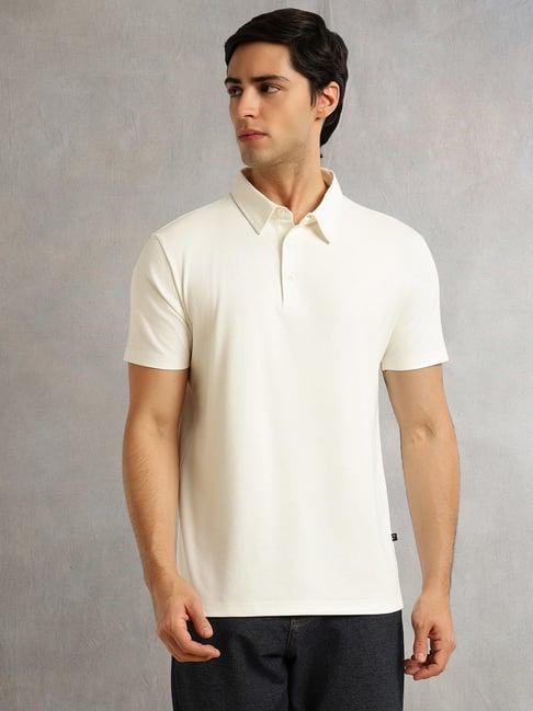 Thomas Scott Off White  Regular Fit Polo T-shirt