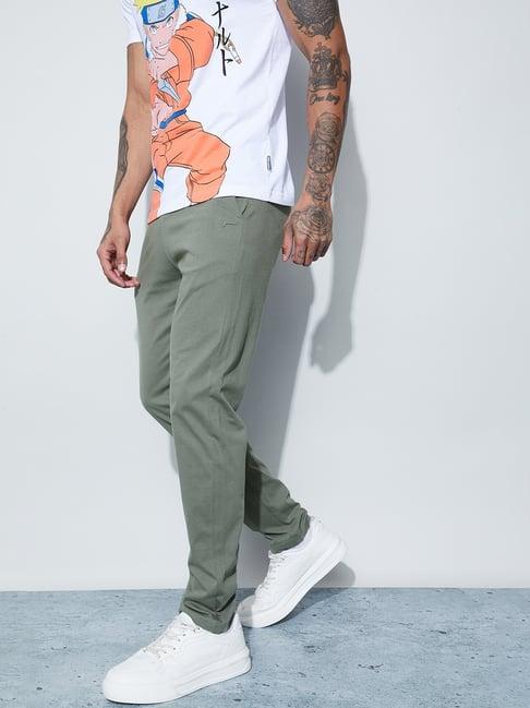 Fame Forever by Lifestyle Men's Sage Regular Fit Solid Track Pants