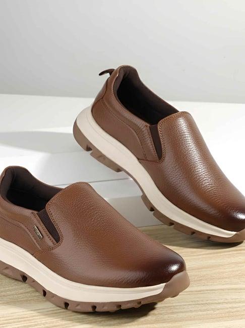 Mochi Men's Tan Slip-Ons