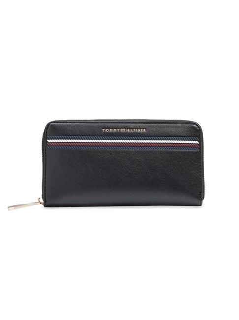 TOMMY HILFIGER Black Amalfi Zip Around Wallet