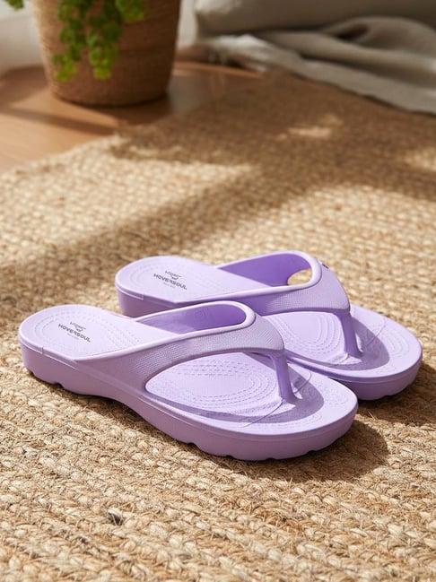 Hoversoul Women's Blizzard Lavender Flip Flops
