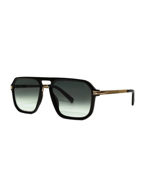 IDEE Men 100% UV Protected Green Lens Square Sunglasses - IDSO220C1SG