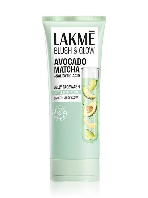Lakme Blush & Glow Avocado Matcha + Salicylic Acid Gentle Jelly Facewash - 100 gm