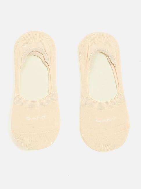 GANT Beige Solid Socks (Pack of 2)