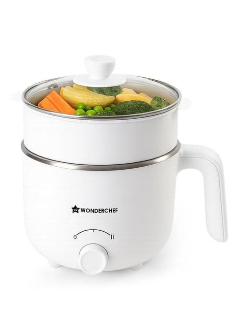 Wonderchef Luxe White 1.2L Multi Cook Kettle - 600W