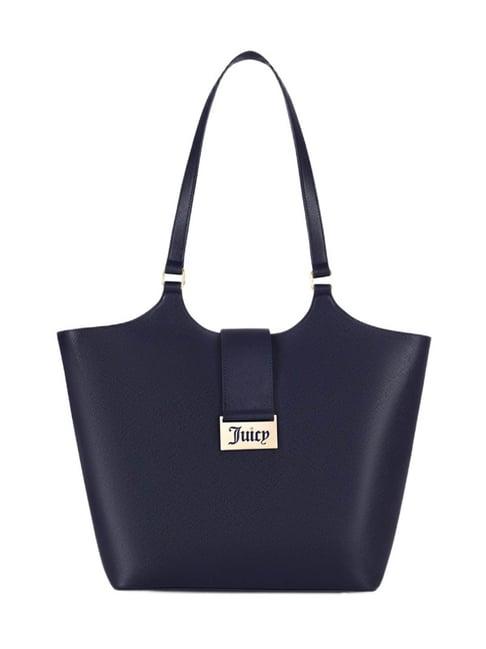 Juicy Couture Navy L Aura Trove Tote
