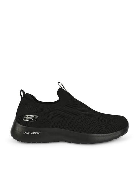 Skechers Men's Dynamite Black Slip-On Shoes