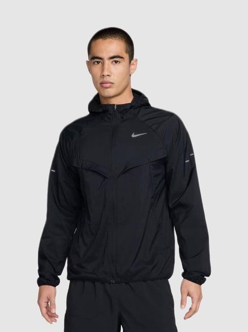 Nike Stride Black Silv Regular Fit Jacket