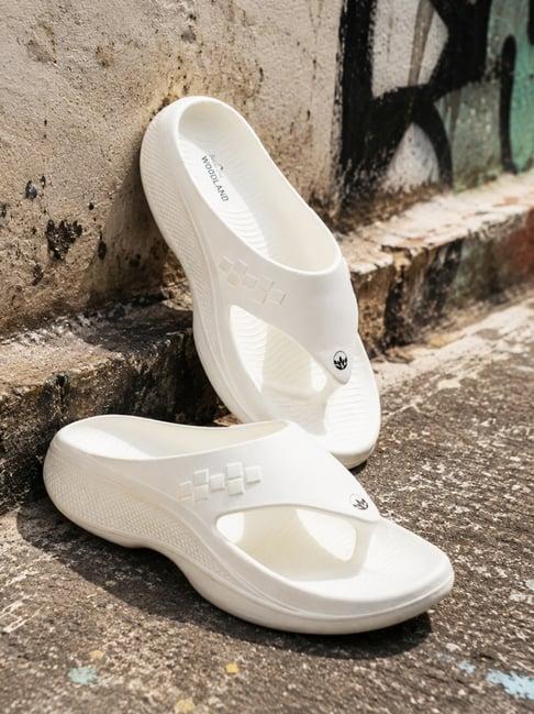 Woodland Men's White Flip Flops