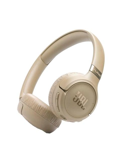 Jbl Tune 680 NC Wireless On-Ear Headphones with Adaptive Noise Cancelling - Beige (JBLT680NCBEG)