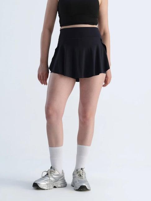 Cava Athleisure Black Swirl Tennis Skorts