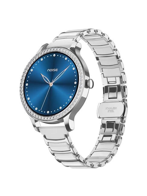 Noise Diva Araya Frost Smart Watch - Silver Ceramic