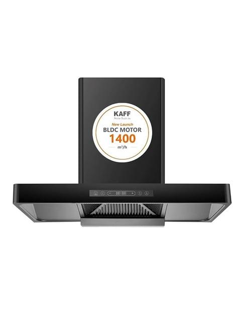 Kaff T-Shape Bldc Low Noise Kitchen Chimney - Black