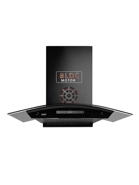 Kaff Auto Clean Bldc Low Noise Kitchen Chimney- Black