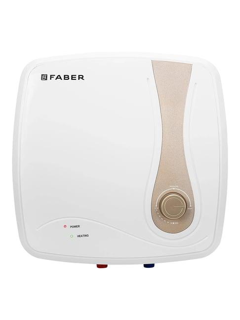 Faber White White FWG Helios Water Geyser- 15 L