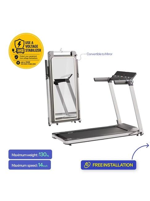 Domyos Unisex Black Run100 Milor 14Km/H Convertible Treadmill