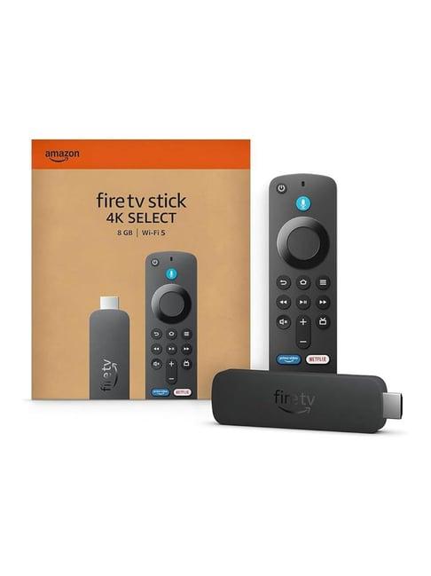 Amazon Fire TV Stick 4K Select, 4K Streaming, Alexa Voice Search, Free & Live TV