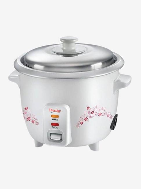 Prestige Delight PRWO 1.5L 500W Electric Rice Cooker (White)