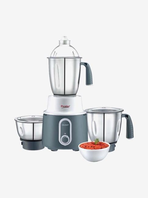Prestige 41366 Delight 800W With 3 Jars Mixer Grinder (Grey/White)