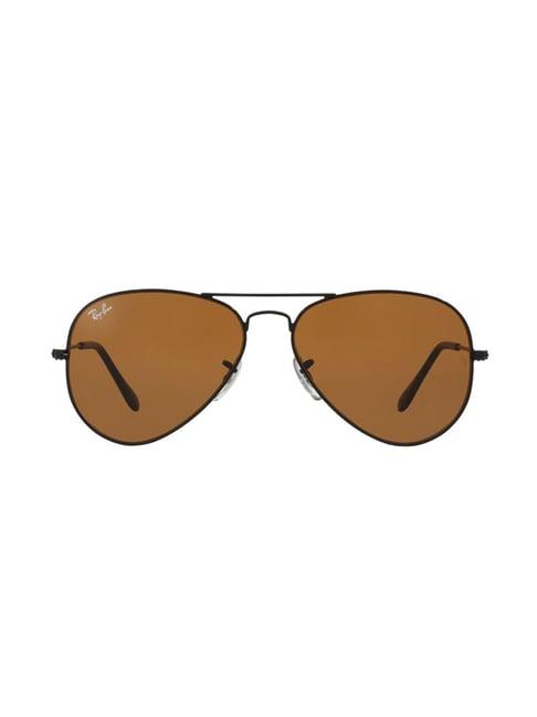 Ray-Ban Men UV Protected Brown Lens Pilot Sunglasses - 0RB3025IR020258