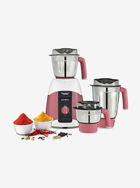 Prestige Stylo V2 550W With 2 Jars Mixer Grinder (Pink)