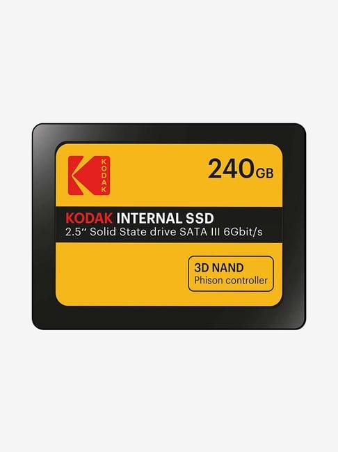 Kodak EKSSD240GX150K 2.5 inches SATA III 6Gb/s 240GB Internal SSD (Black)