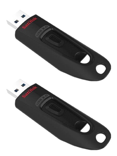 SanDisk Ultra SDCZ48-032G-I35 32GB USB 3.0 Pen Drive - Pack of 2 (Black)