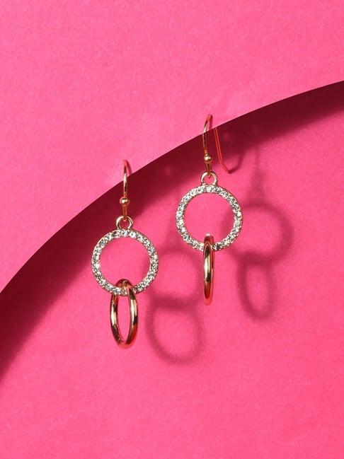 Accessorize London Golden Drop Earrings
