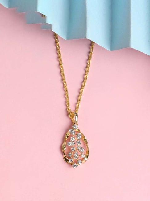 Clara 92.5 Sterling Silver Petra Pendant with Chain for Women