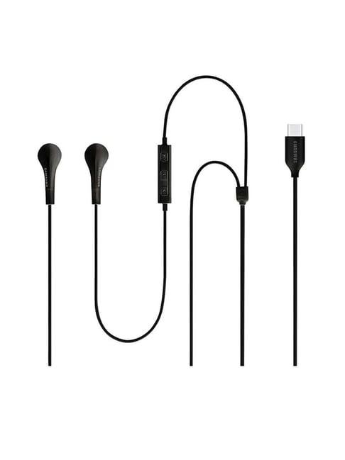 Samsung Type C Handsfree Wired Earphone (Black)