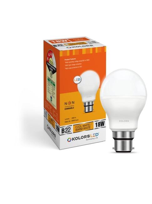 KOLORS Keeto Bulb B22 6500K 18W - Cool White