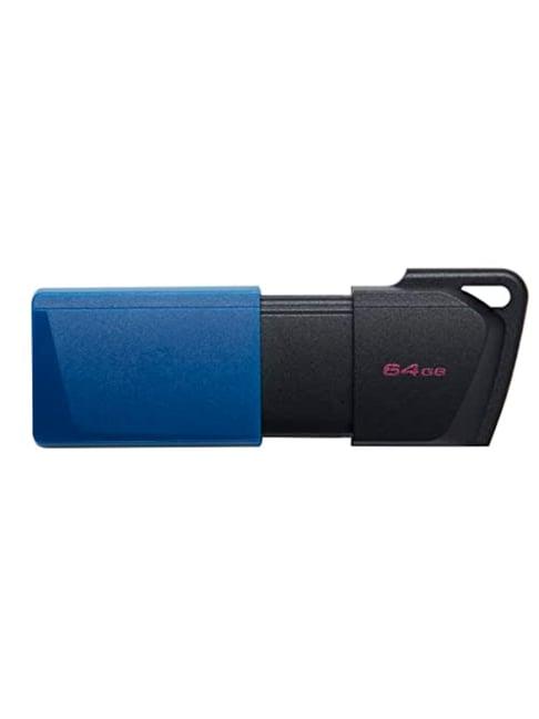 Kingston DataTraveler Exodia M 64GB USB-A Flash Drive USB 3.2 Gen 1 DTXM, 64GBIN (Blue & Black)