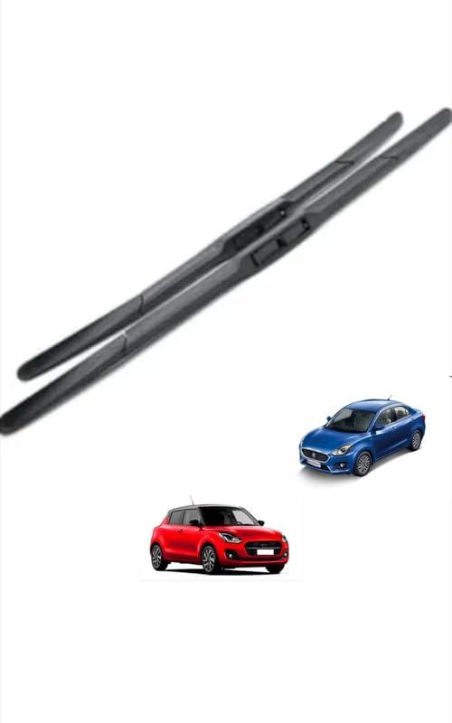 AWB® Teflon Coated Hybrid Wiper Blades Compatible with Maruti Swift Dzire,Swift facelift allroad(Pack of 2)