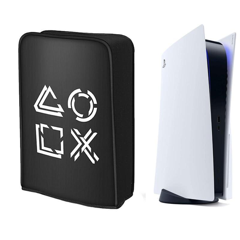 OIVO INDIA Dust Protective Cover for PS5 Console Accessories Case , Anti Scratch Waterproof Sleeve Compatible with Sony PlayStation 5 Digital & Disc Edition only (Not for PS5 Slim Version)