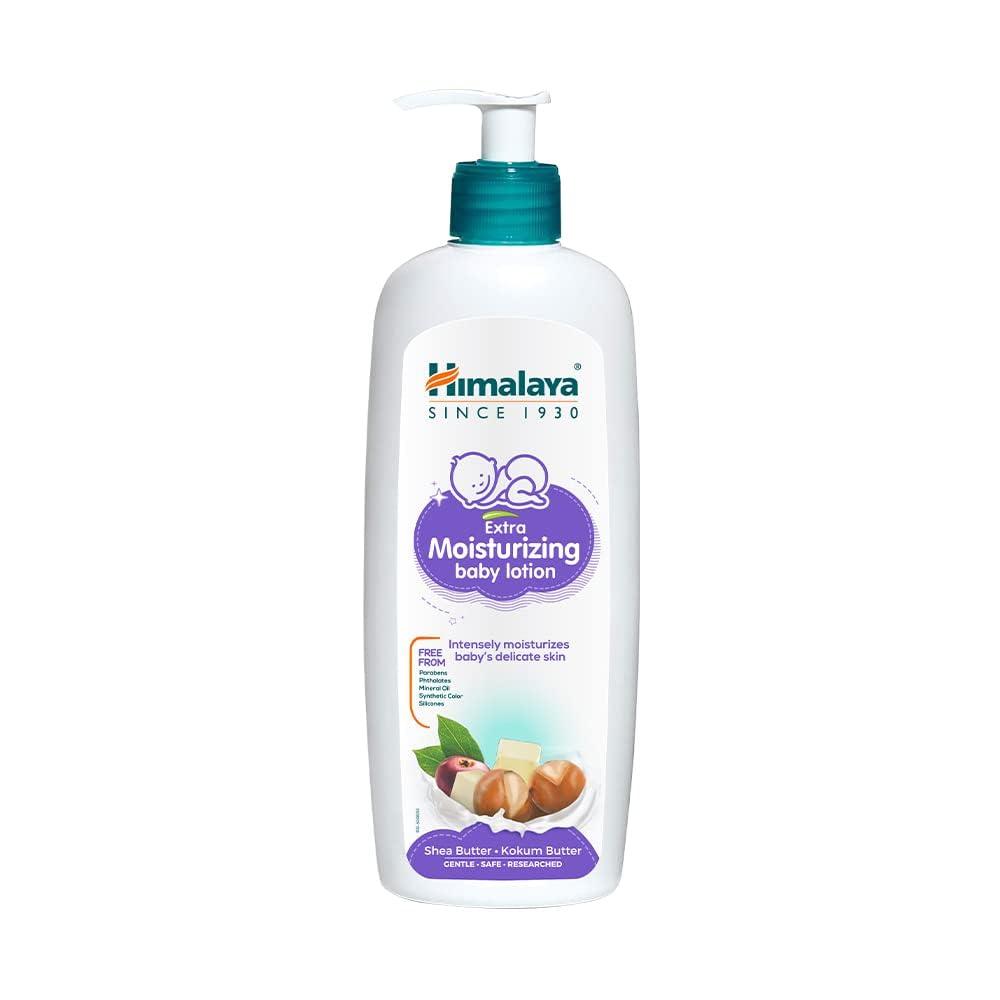 Himalaya Extra Moisturizing Baby Lotion with Shea Butter | pH 5.5 | 400ml