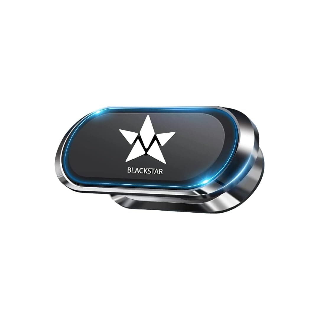 Blackstar ZEO Mag - Magnetic Mobile Phone Holder for Car Dashboard/Bike with 540° Angle Rotation & Strong & Safe Magnets-Car Phone Mount Stand- Compatible with All Mobile (Incompatible with MagSafe)
