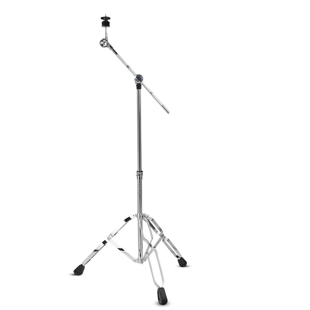 Kadence CYH01 Home Series 2.4kg Cymbal Stand | Adjustable Boom Arm & Gear Tilter | Double-Braced Tripod | Foldable Design | Practice Ready | Chrome Finish