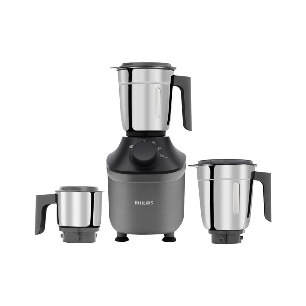Philips HL7770/00 Mixer Grinder, 800 Watt Powerful motor, 3 Jars, MicroGrind technology; Coarse Mode for Silbatta-like Texture, Fine or Superfine for perfect textures every time
