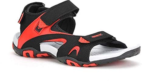SPARX Men's Sandal Black Red,10UK,SS0453GBKRD0010