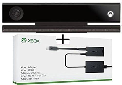 Microsoft Xbox One Kinect Sensor + Adapter for XBOX One S & Windows Motion Controller (Black)