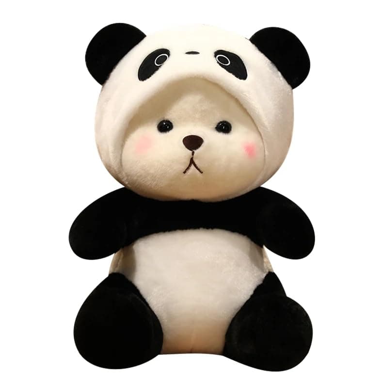HUG 'n' FEEL SOFT TOYS Hoodie Panda Bear Plush – Adorable Stuffed Animal Toy – Soft, Cuddly Teddy Bear for Kids, Toddlers & Panda Lovers