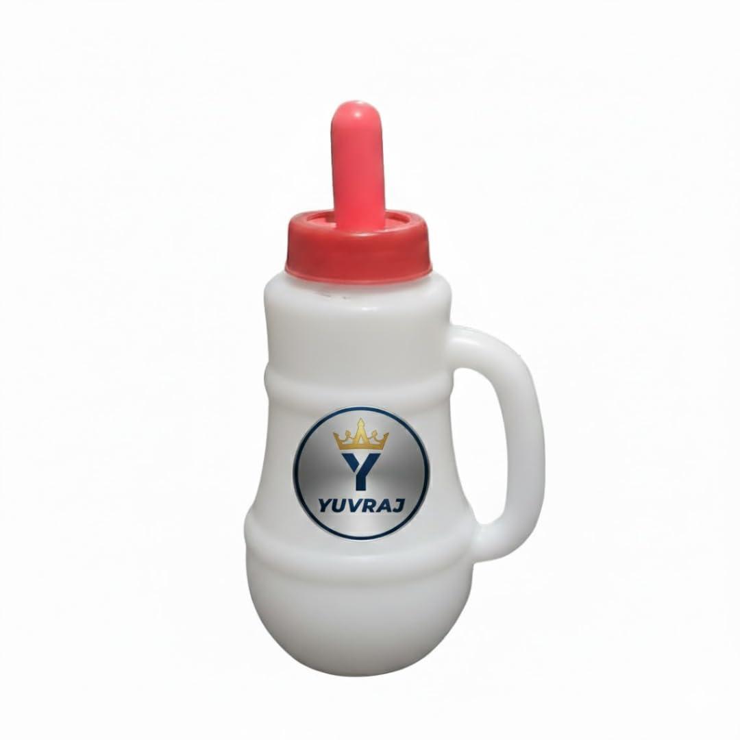 Yuvraj Feeding Bottle for Cow, Buffalo & Horse | Large Capacity Livestock Milk Feeding Bottle for Calves & Foals (1 l)