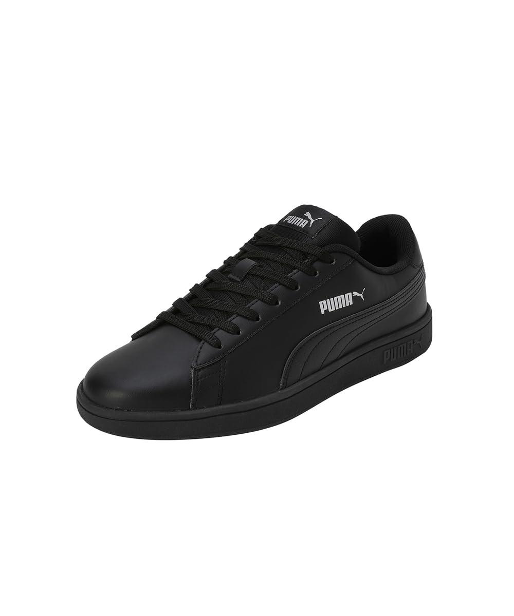 Puma | Smashic Comfort Casual Sneakers | Black-Matte Silver | 6UK