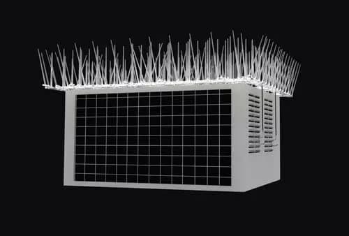 PlastKart (Pack of 10) Bird and Pigeon Spikes, Pigeon Control Spikes Anti Bird Plastic Spikes for AC Balcony Railing Window Home Protection from Pigeon Dog Monkey Crow Kabootar Transparent