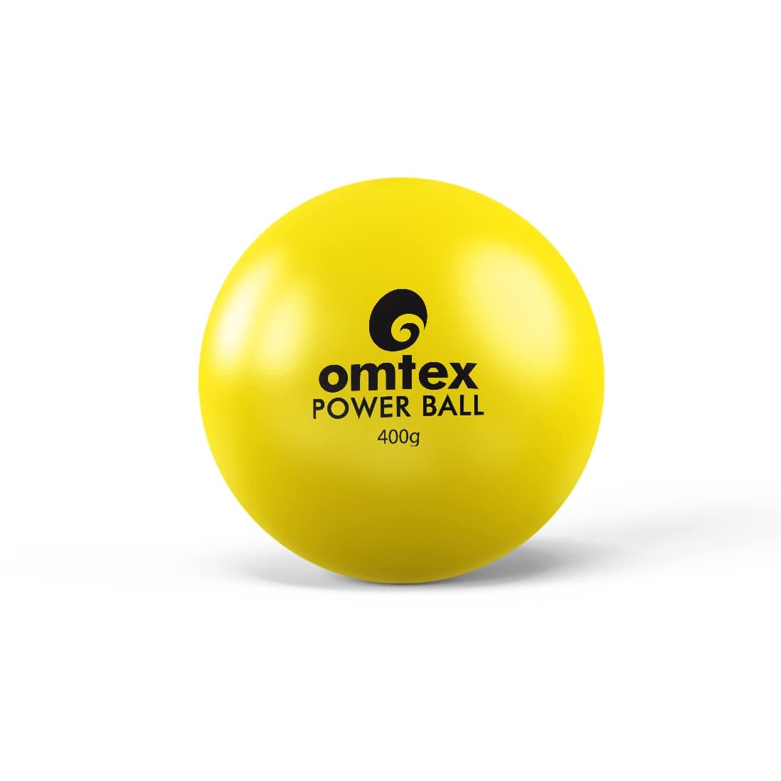 omtex Rubber Weighted Balls 400 G for Power Hitting, Batting and Pitching Training Suitable for Teenager&Athlete, Build Strength and Muscle, Improve Technique and Form-Yellow, Cricket