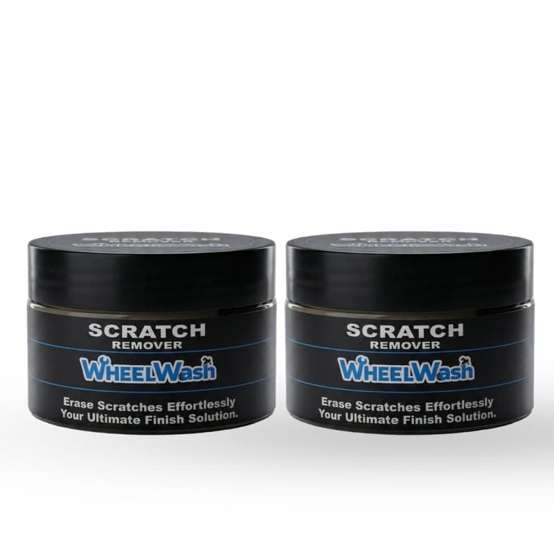 Wheelwash Car Scratch Remover & Paint Restorer | Removes Light Scratches, Swirl Marks & Scuffs | Exterior Polish for Car & Bike | Car Accessories Cleaning Solution. (50 GM, Pack of 2)