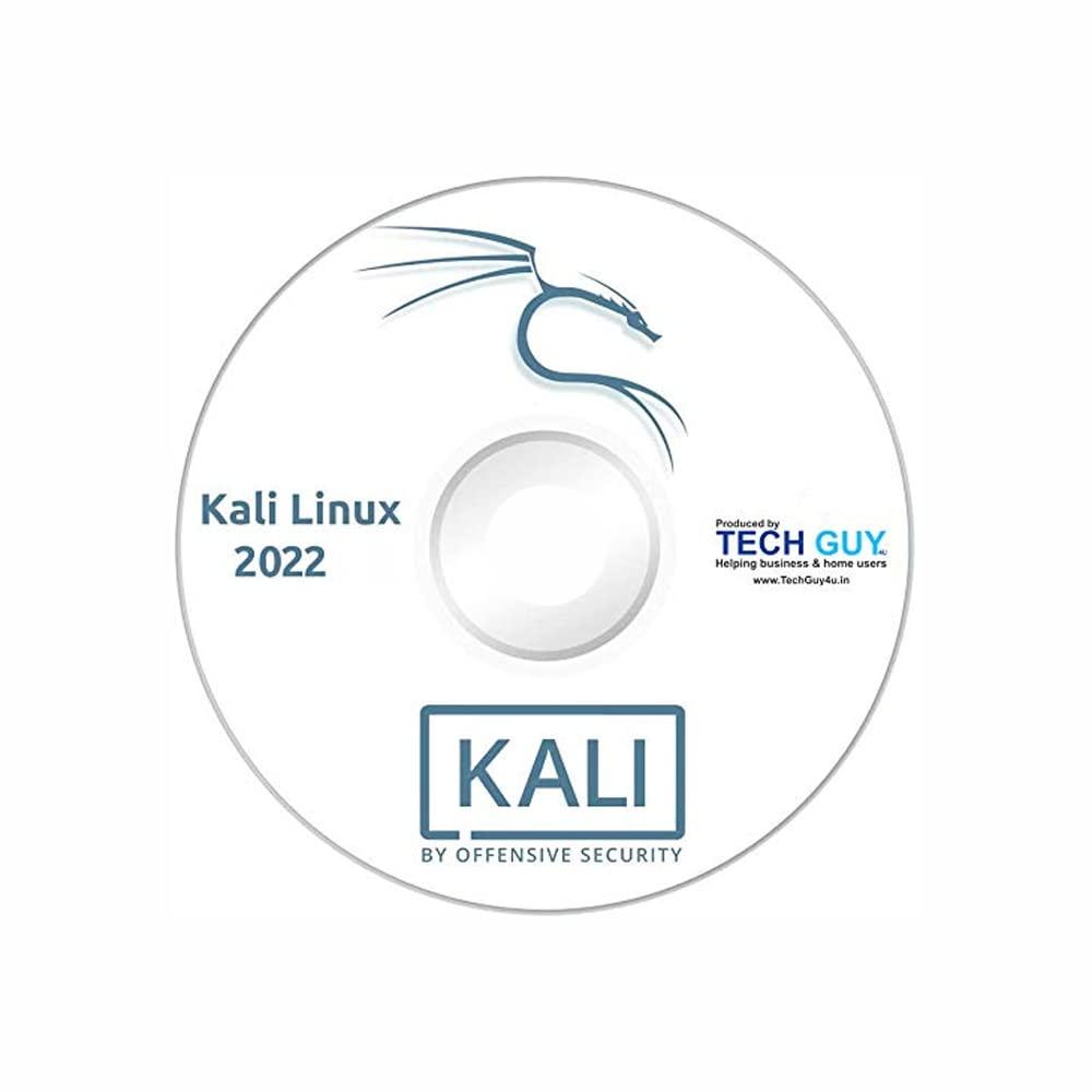 TechGuy4u Kali Linux 64-Bit & 32 Bit 2022 Bootable Live or Install DVD Ethical Hacking