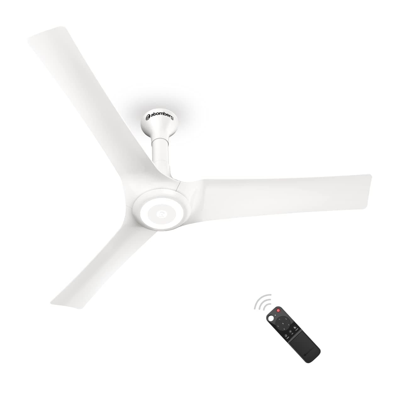 atomberg Aris Starlight Smart 1200mm BLDC Ceiling Fan |BEE 5 Star|Advance Air+ Technology| Silent Operation | Award Winning Design | LED Underlight | Free Installation | 5 Year Warranty (Marble White)